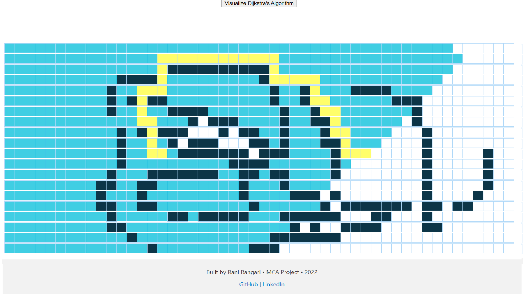 Dijikstra Visualizer preview 2
