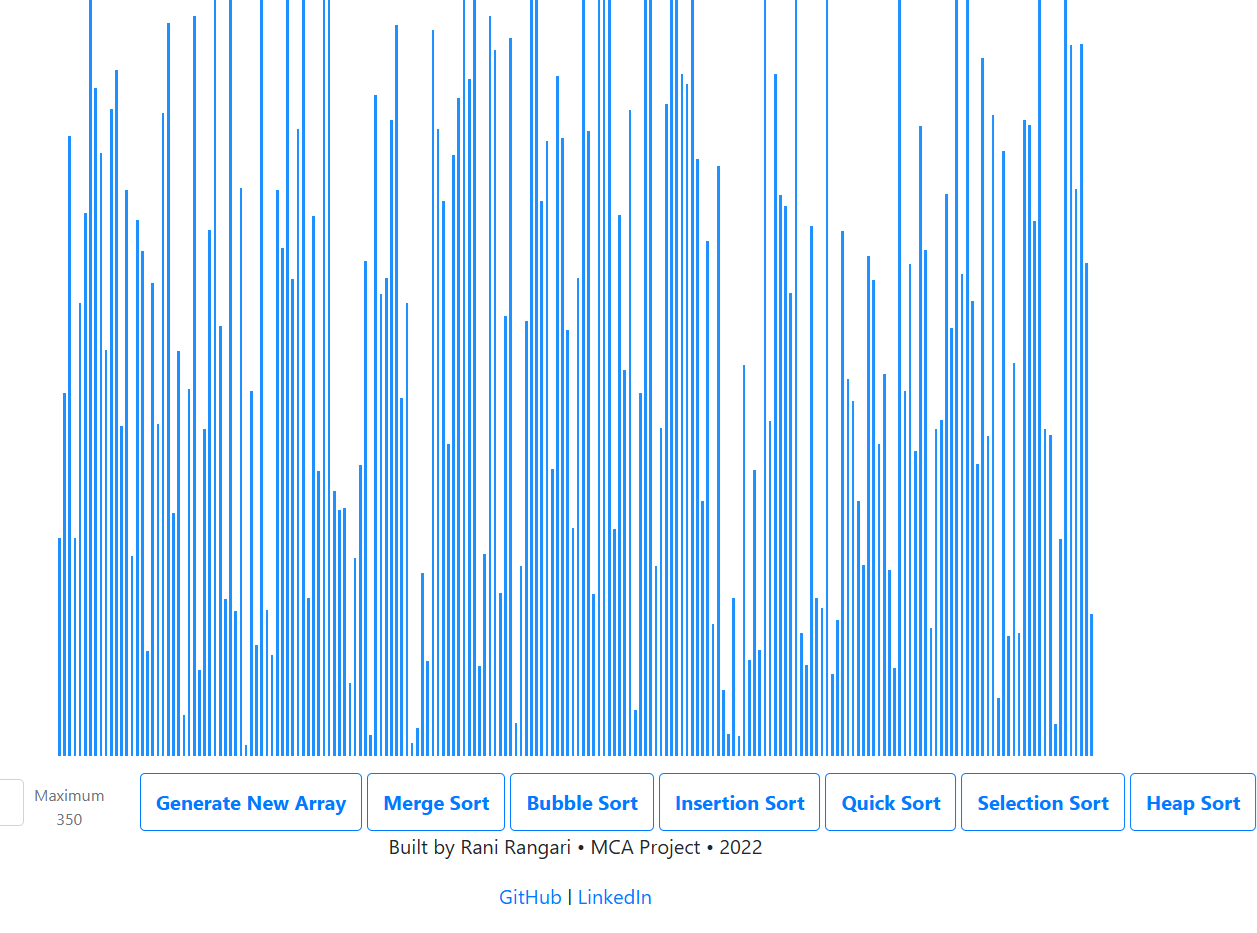 Sorting Visualizer preview 1